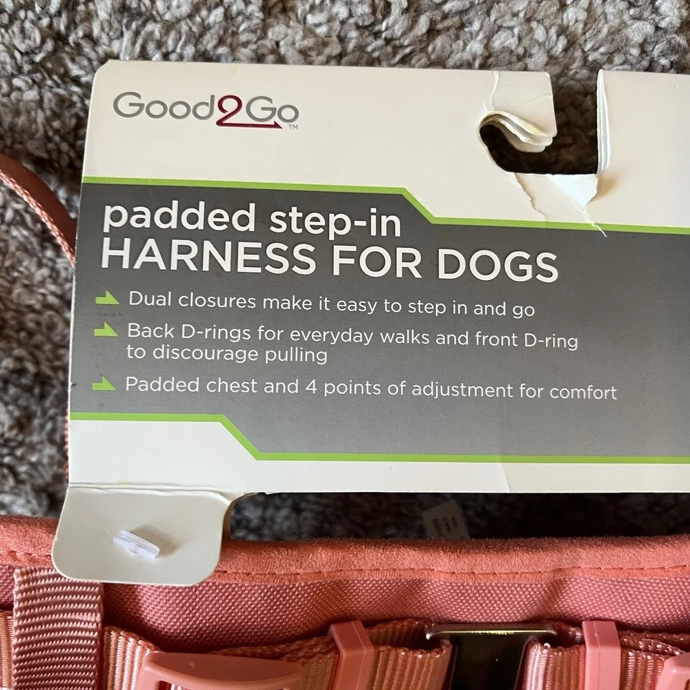 NWT Good2Go Dog X Large Harness Padded Step-In